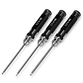 MDRIVE Insexnyckel med Kula Set - 2, 2.5 & 3mm