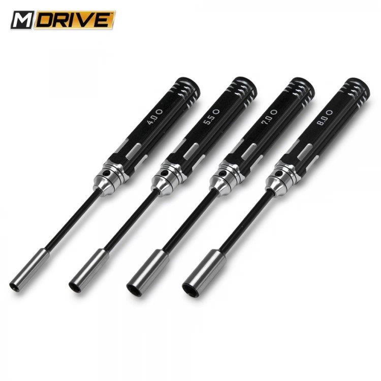 MDRIVE Hyls/Mutternyckel Set - 4, 5.5, 7 & 8mm - 2