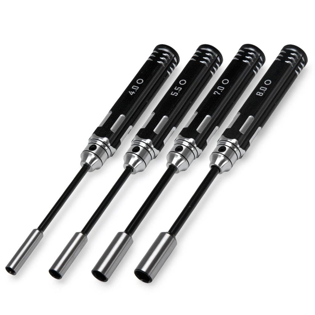 MDRIVE Hyls/Mutternyckel Set - 4, 5.5, 7 & 8mm