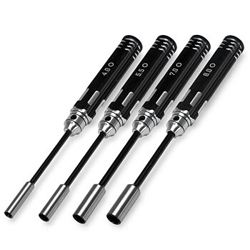 MDRIVE Hyls/Mutternyckel Set - 4, 5.5, 7 & 8mm