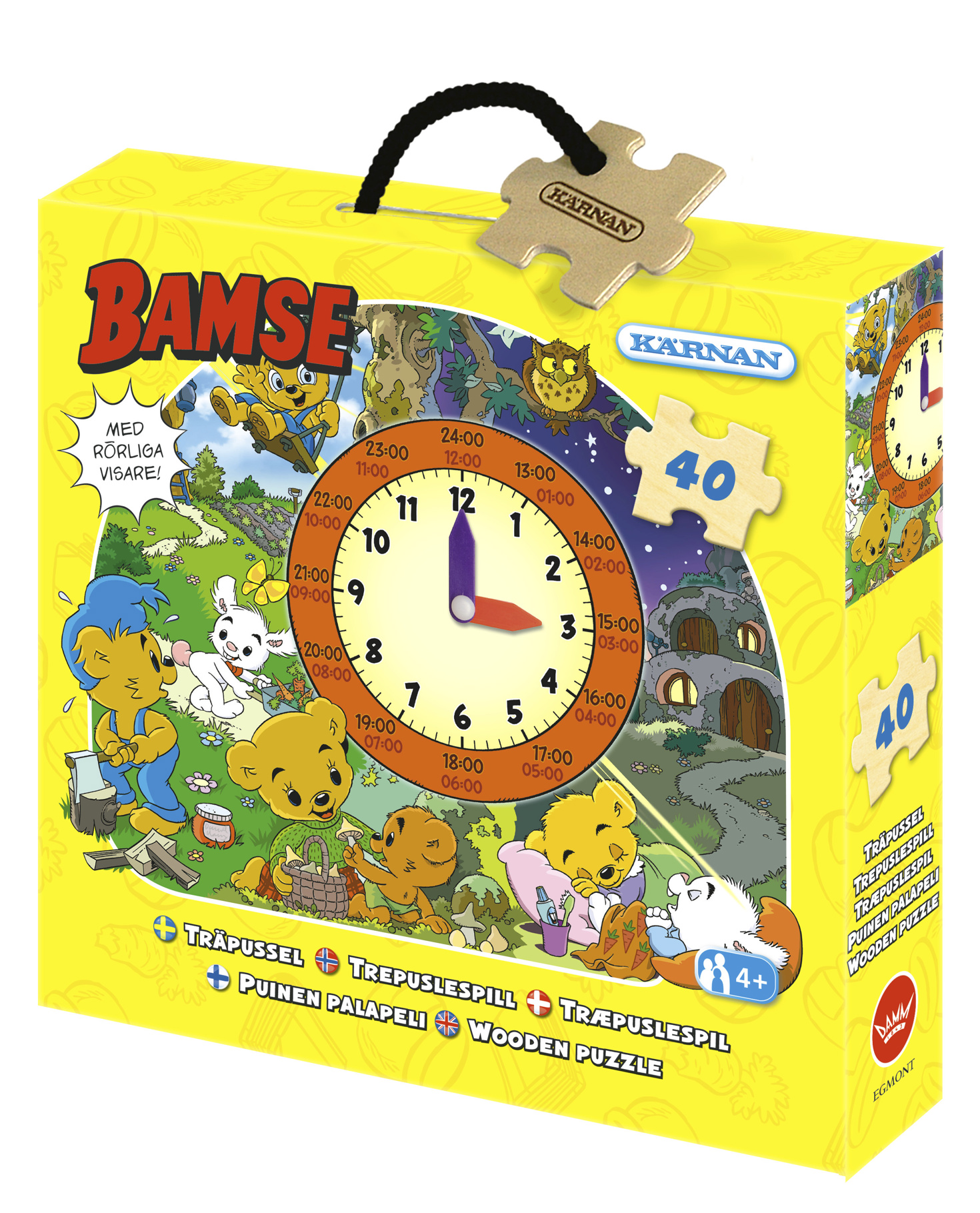 Träpussel 40 bitar - Bamse