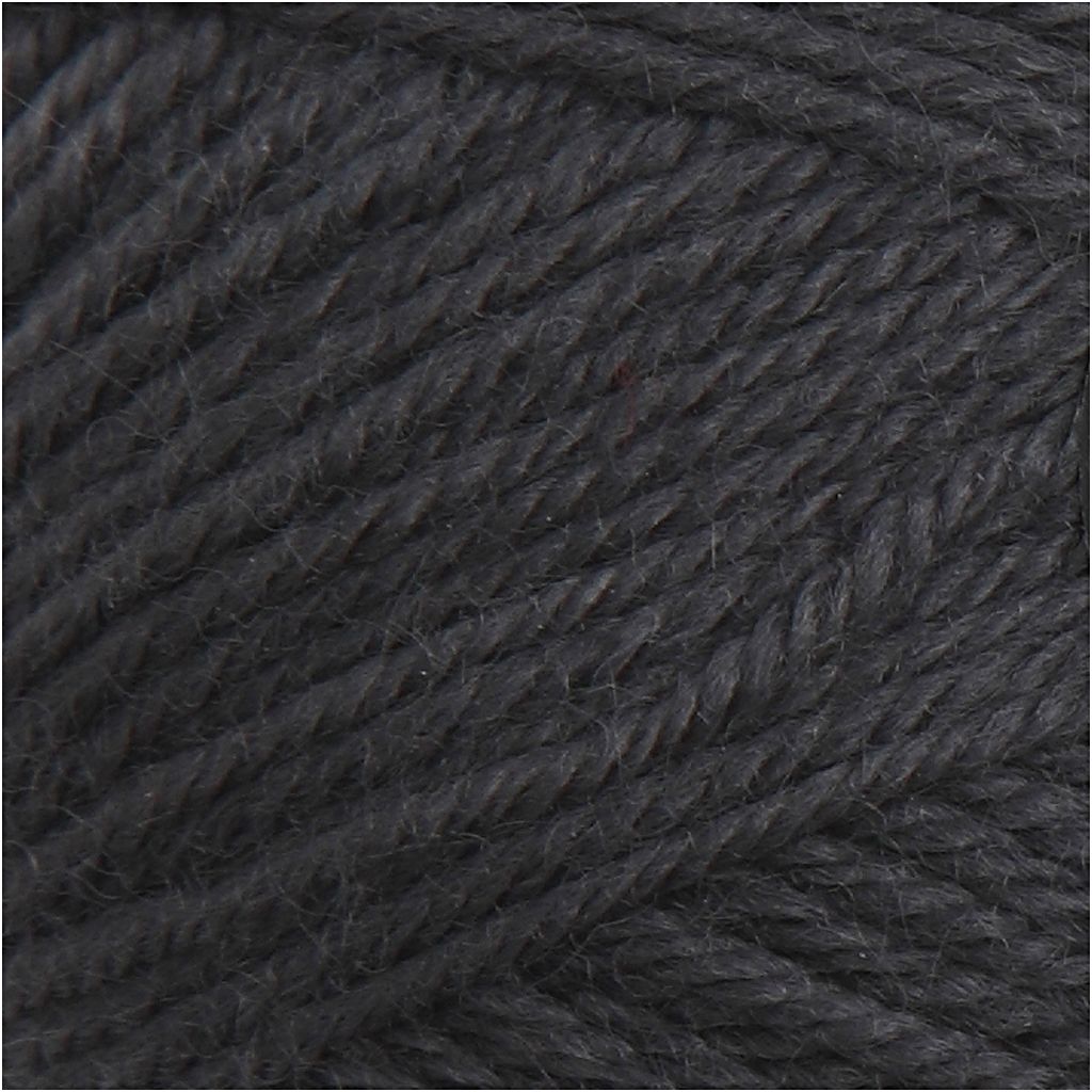 Baby Wool Yarn - Mörkgrå