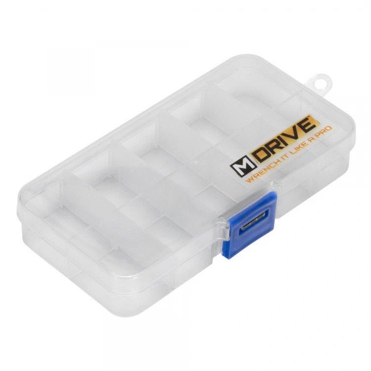 MDRIVE Skruv & Mutter Låda 10-fack - 127x66x22mm