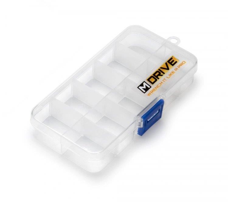 MDRIVE Skruv & Mutter Låda 10-fack - 127x66x22mm - 2