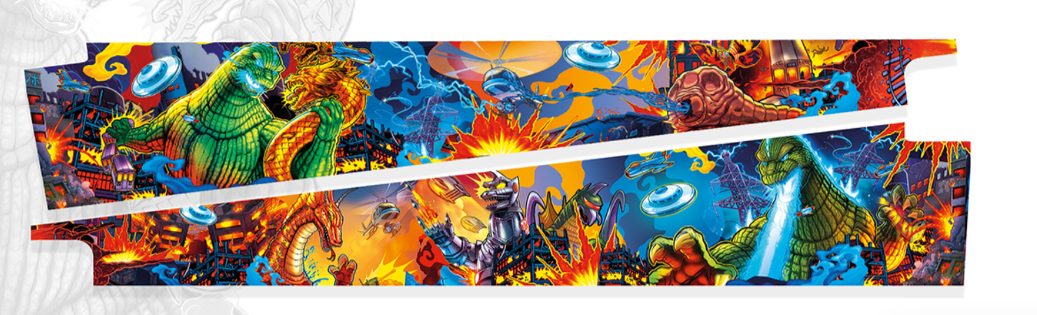 Stern Godzilla Art Blades Alternative