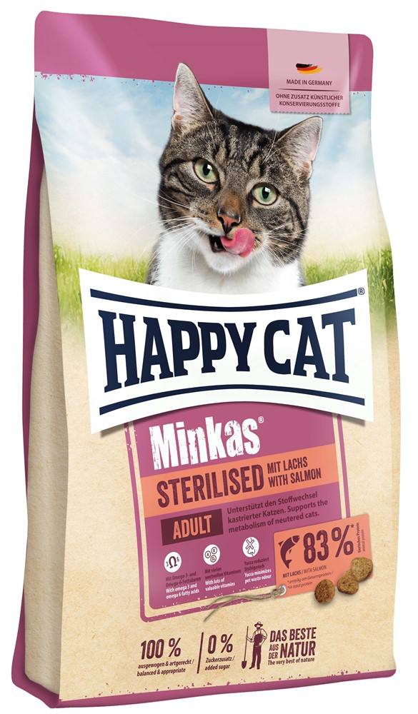HC Minkas, Sterilised lax, 1,5 kg