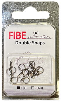 Flexible snaps from fibe are ideal for ice fishing