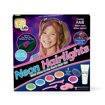 Neon Hårfärg med Glow in the Dark hårgelé