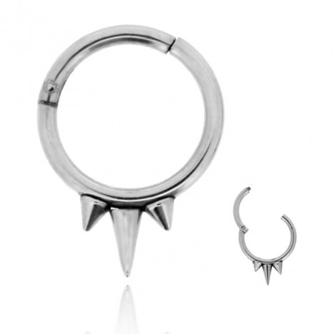 Clicker - lace - steel