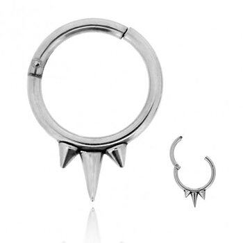 Clicker - lace - steel
