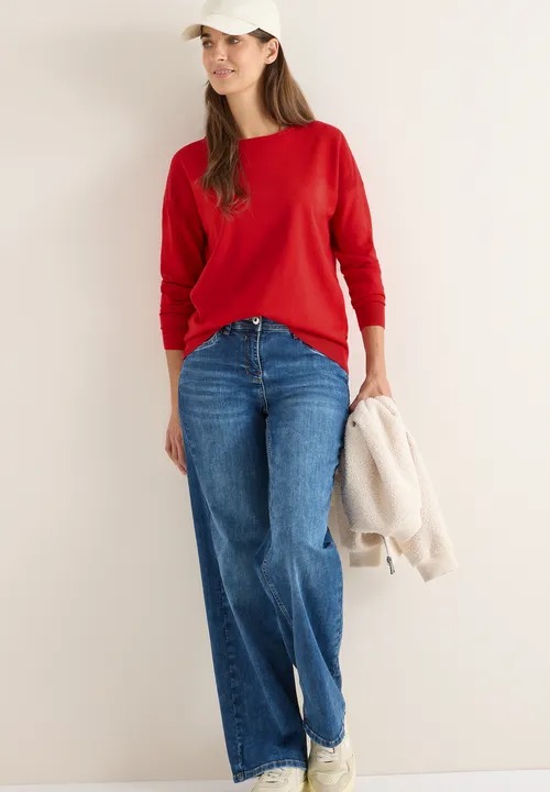 NOS Cosy Boatneck Structure - Fiery Red - Cecil