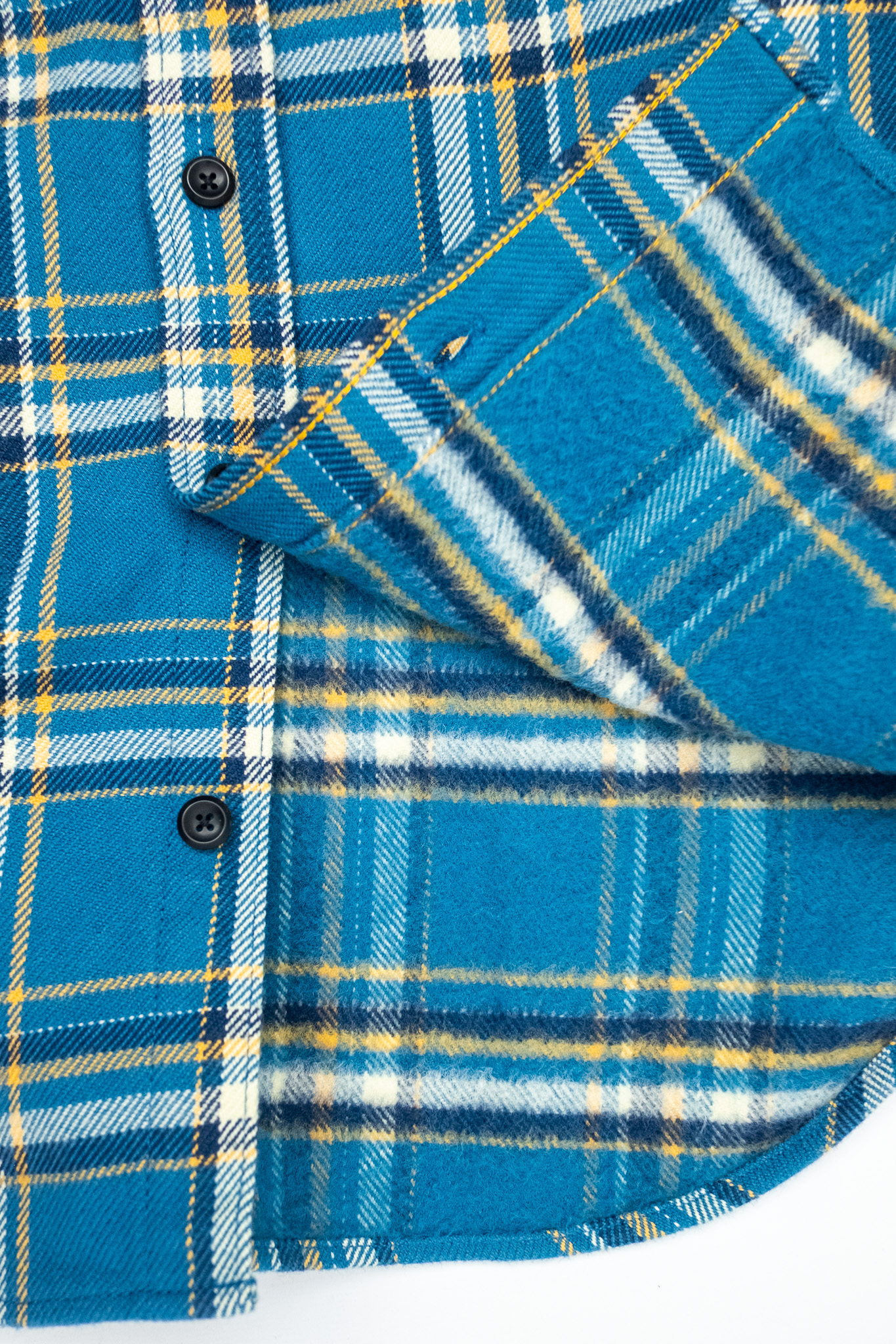 Iron Heart - IHSH-435-BLU UHF American Check Work Shirt Blue - 7