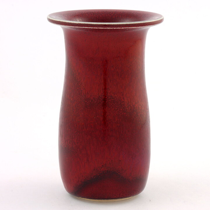 スティグ・リンドベリ  一点もの  赤茶色のベース  (11cm)  1970年
