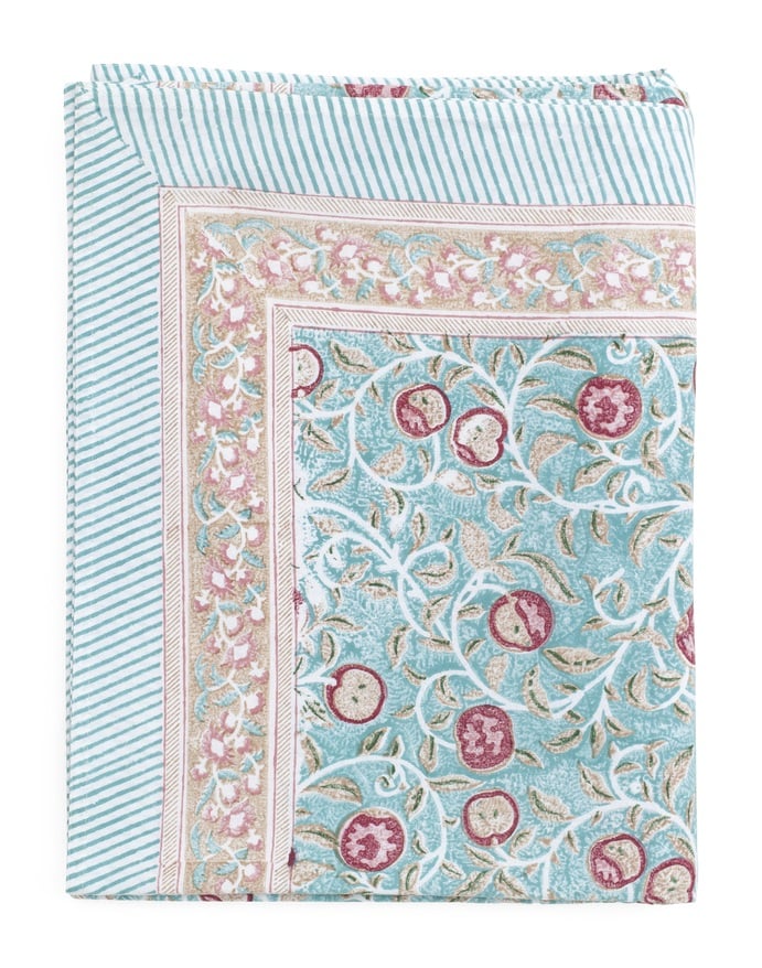 Chamois Bordsduk Apple Turquoise