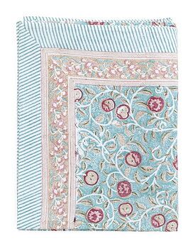 Chamois Tablecloth Apple Turquoise
