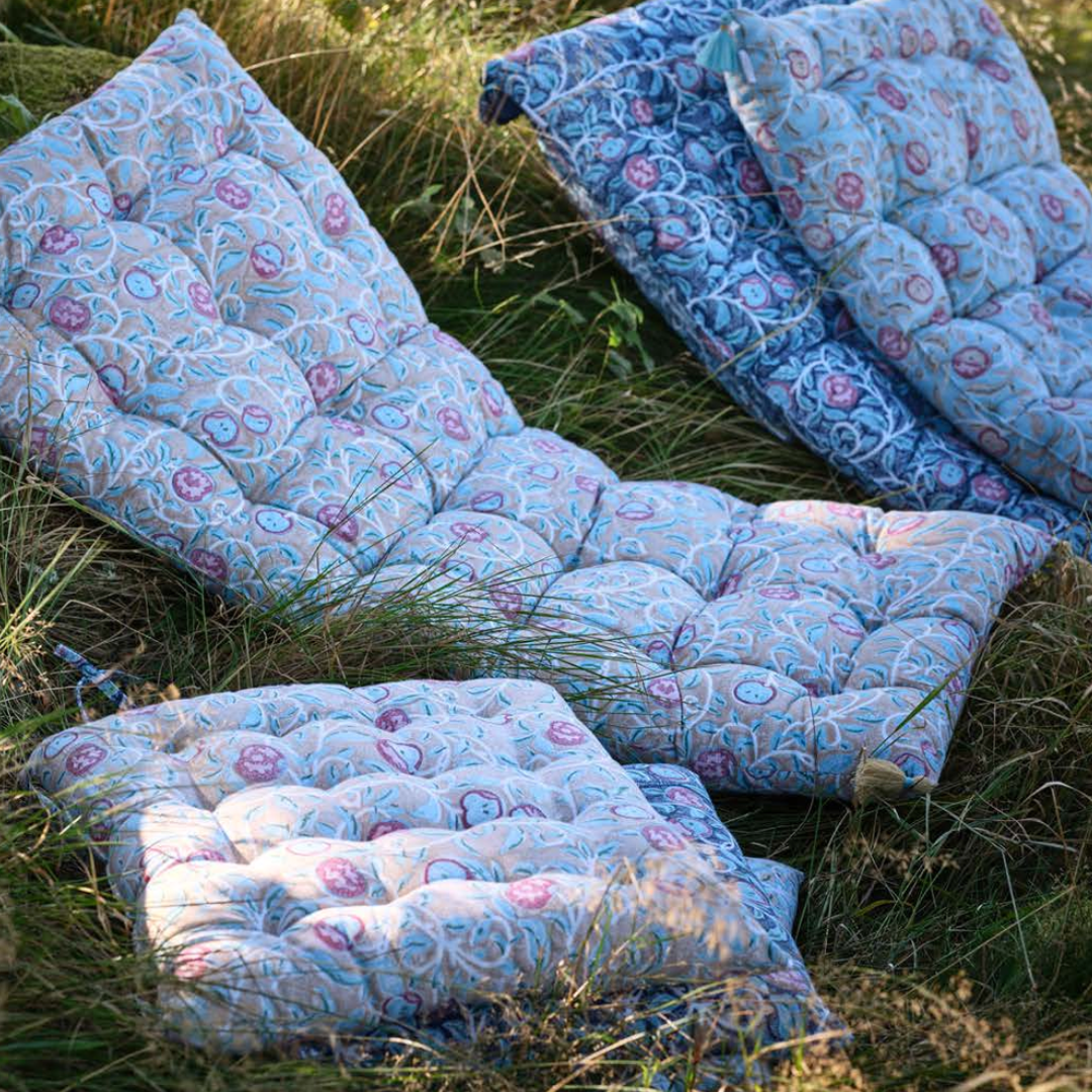 Chamois Apple Turquoise Cushion - 50x100cm - 2