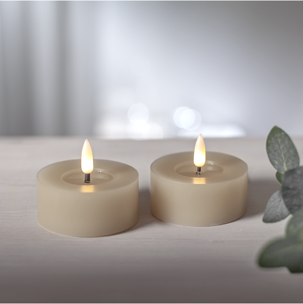 LED värmeljus 7x5,5 cm 2-pack - 2