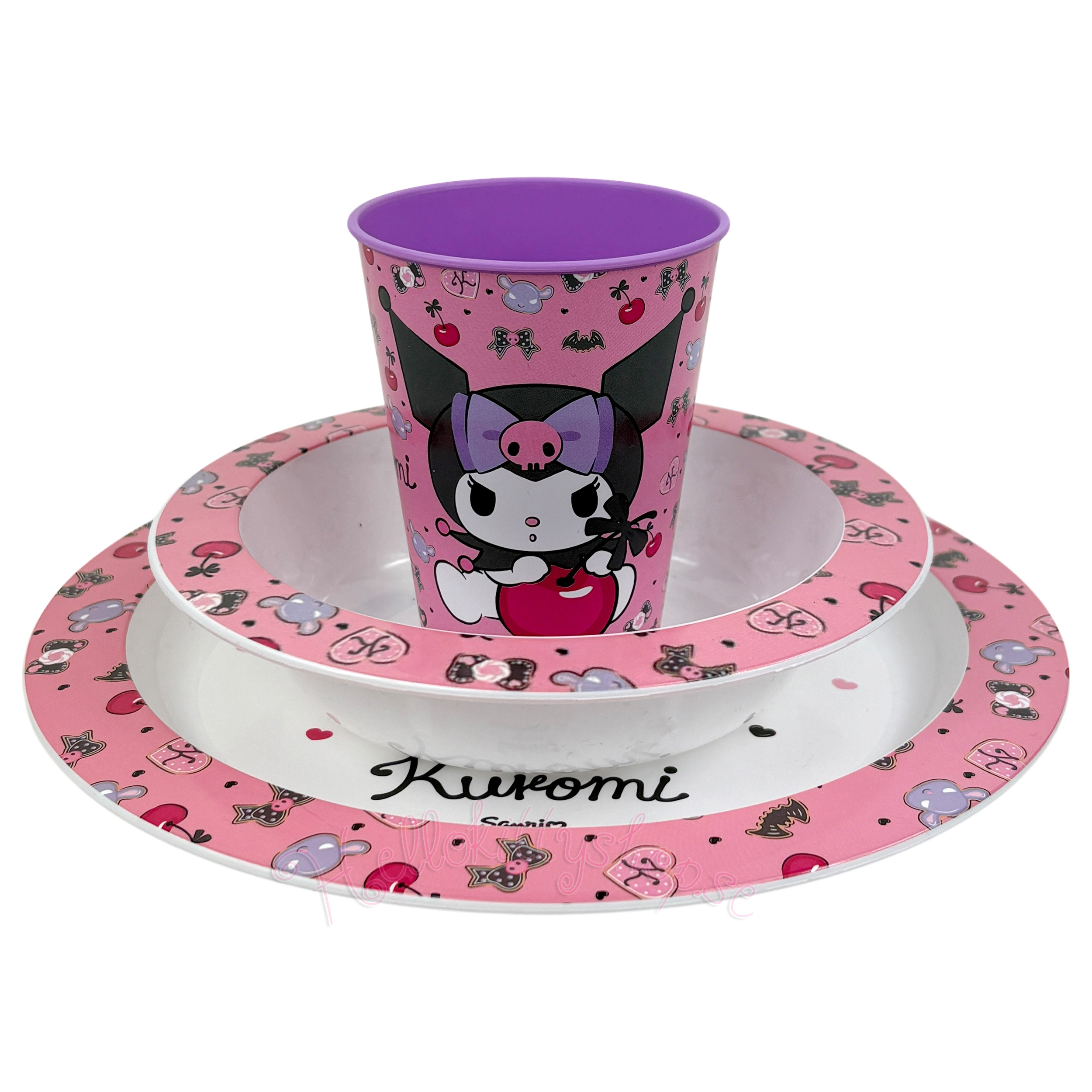 Kuromi  Middagsset i 3 delar - 2