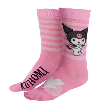 Rosa Kuromi Strumpor - Storlek 36-43