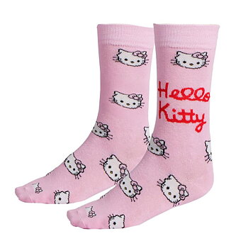 Rosa Hello Kitty Strumpor - Storlek 36-43