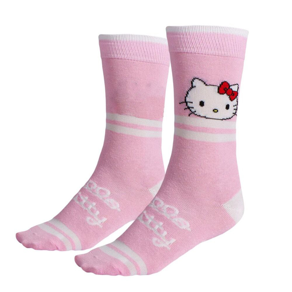 Rosa Hello Kitty Strumpor - Storlek 36-43 - 2