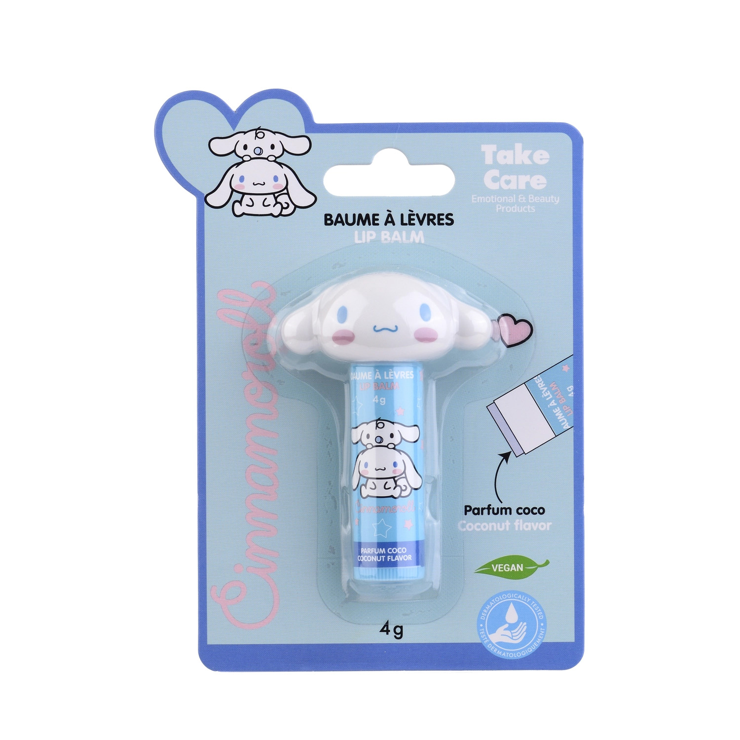 Cinnamoroll 3D Läppbalsam - Coconut 4 g - 5