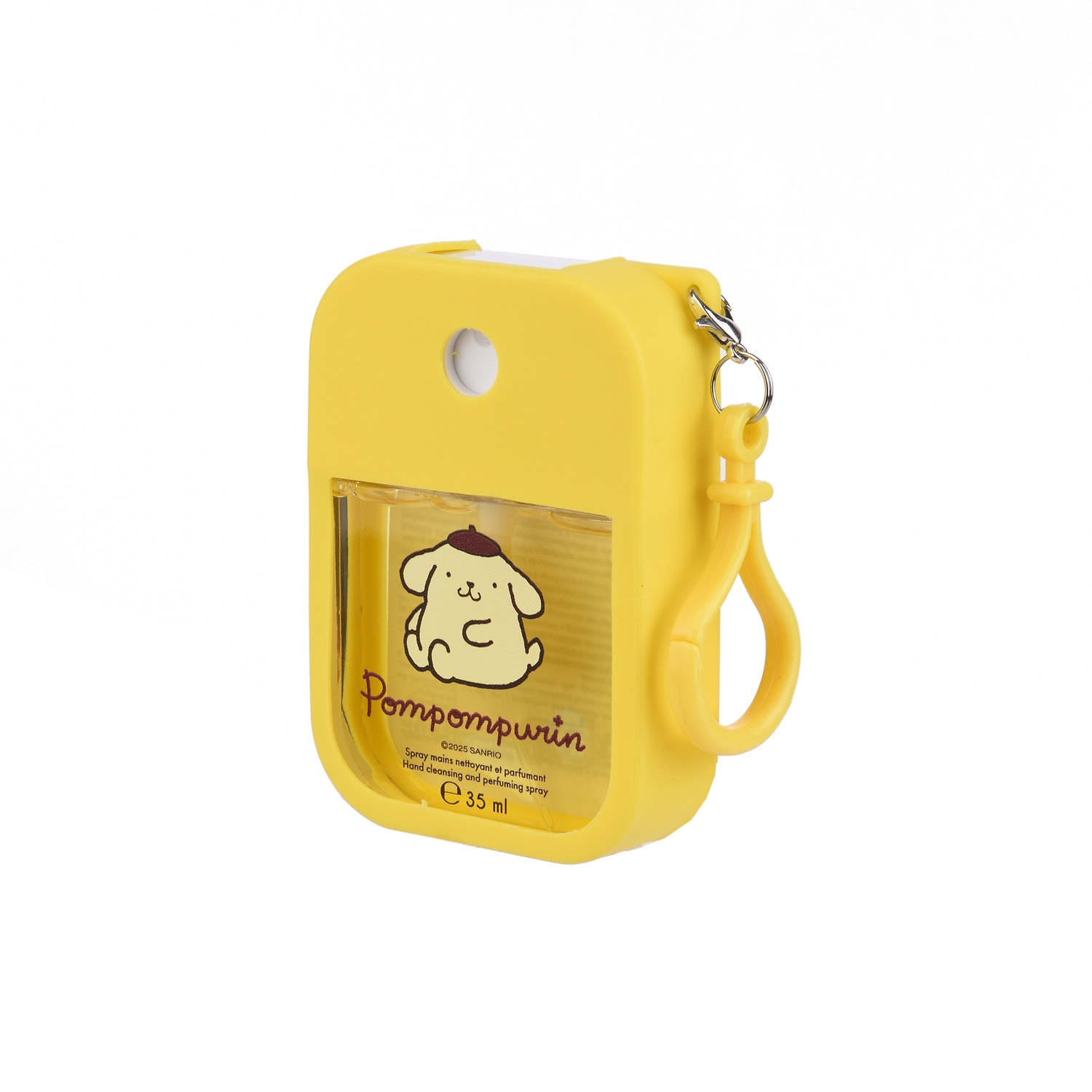 Pompompurin Handrengöring i Silikonfodral med Vaniljdoft - 35 ml Sprayflaska - 2