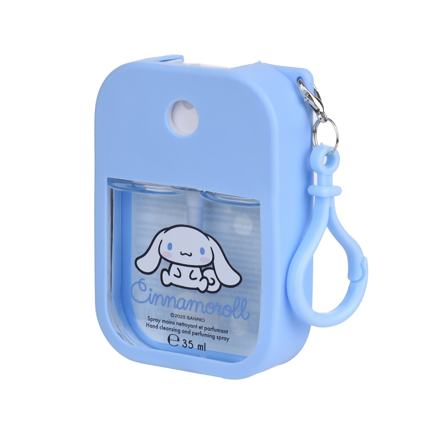 Cinnamoroll Handrengöring i Silikonfodral med Aloe Vera Doft - 35 ml Sprayflaska - 2