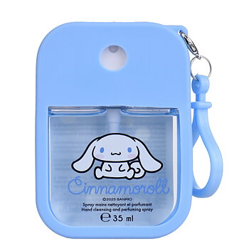 Cinnamoroll Handrengöring i Silikonfodral med Aloe Vera Doft - 35 ml Sprayflaska