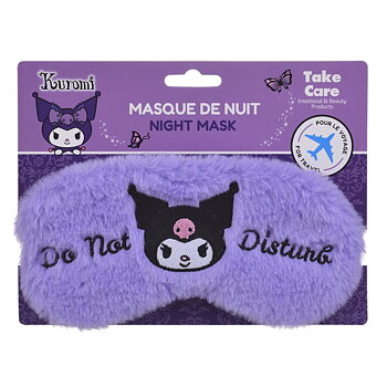 Kuromi Plush Sovmask i Lila med Brodyr