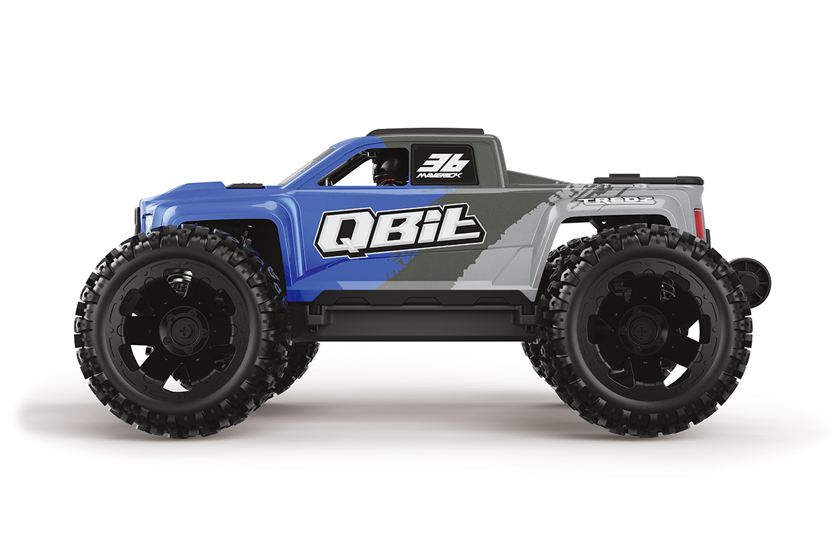 Maverick RC MV151000 Qbit MT 1/16th Monster Truck - Blue - 2