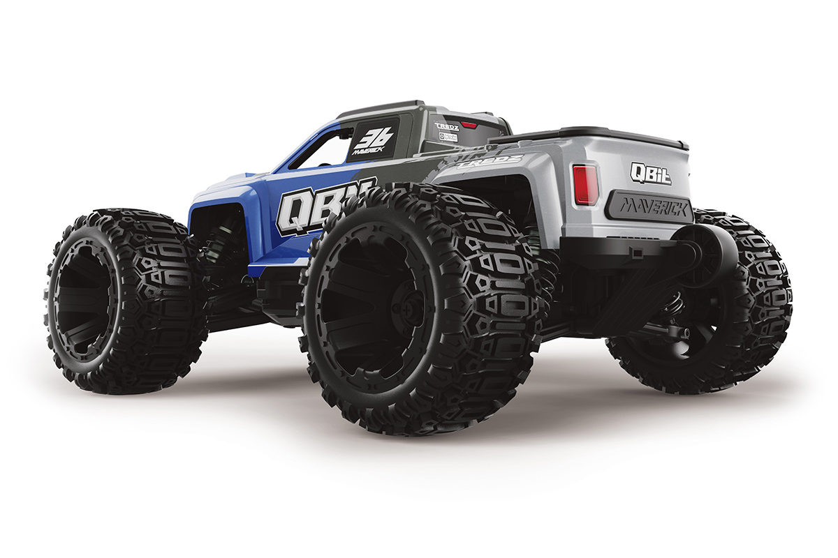 Maverick RC MV151000 Qbit MT 1/16th Monster Truck - Blue - 3