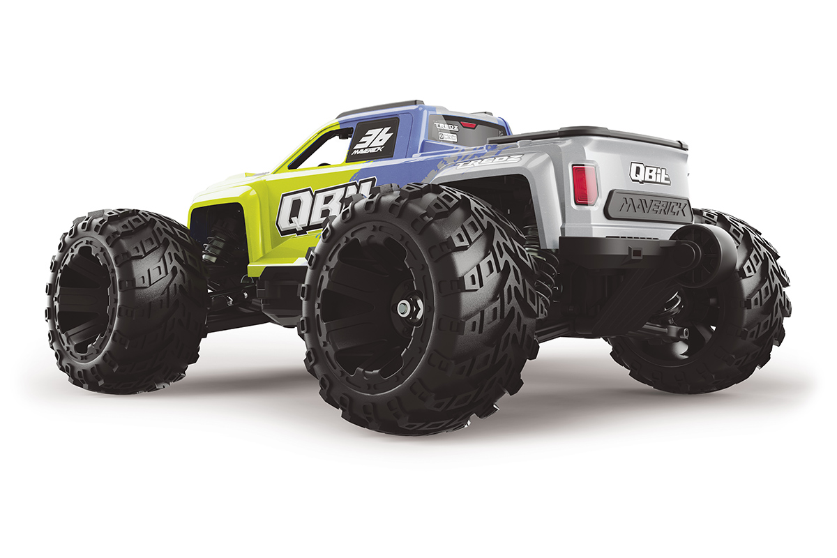 Maverick RC MV151002 Qbit MT Pro 1/16th Monster Truck - Fluoro Green - 3