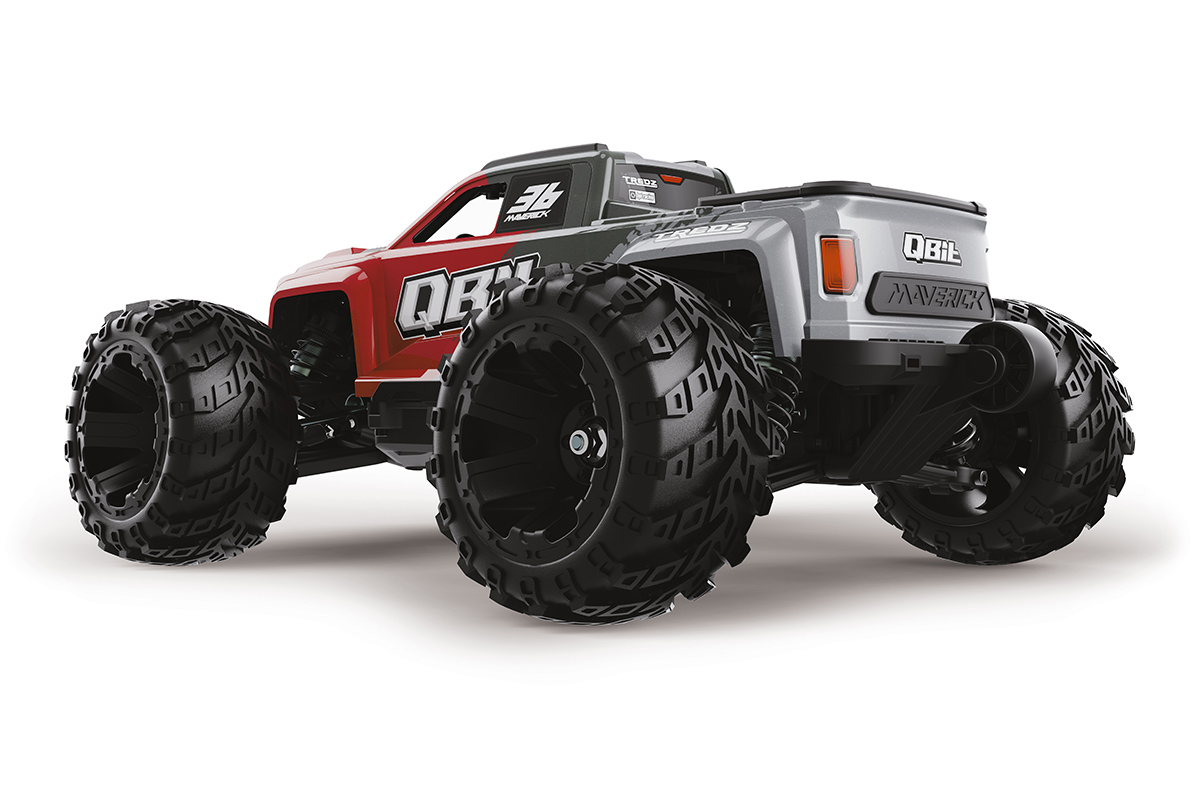 Maverick RC MV151005 Qbit MT Flux 1/16th Monster Truck - Red - 3