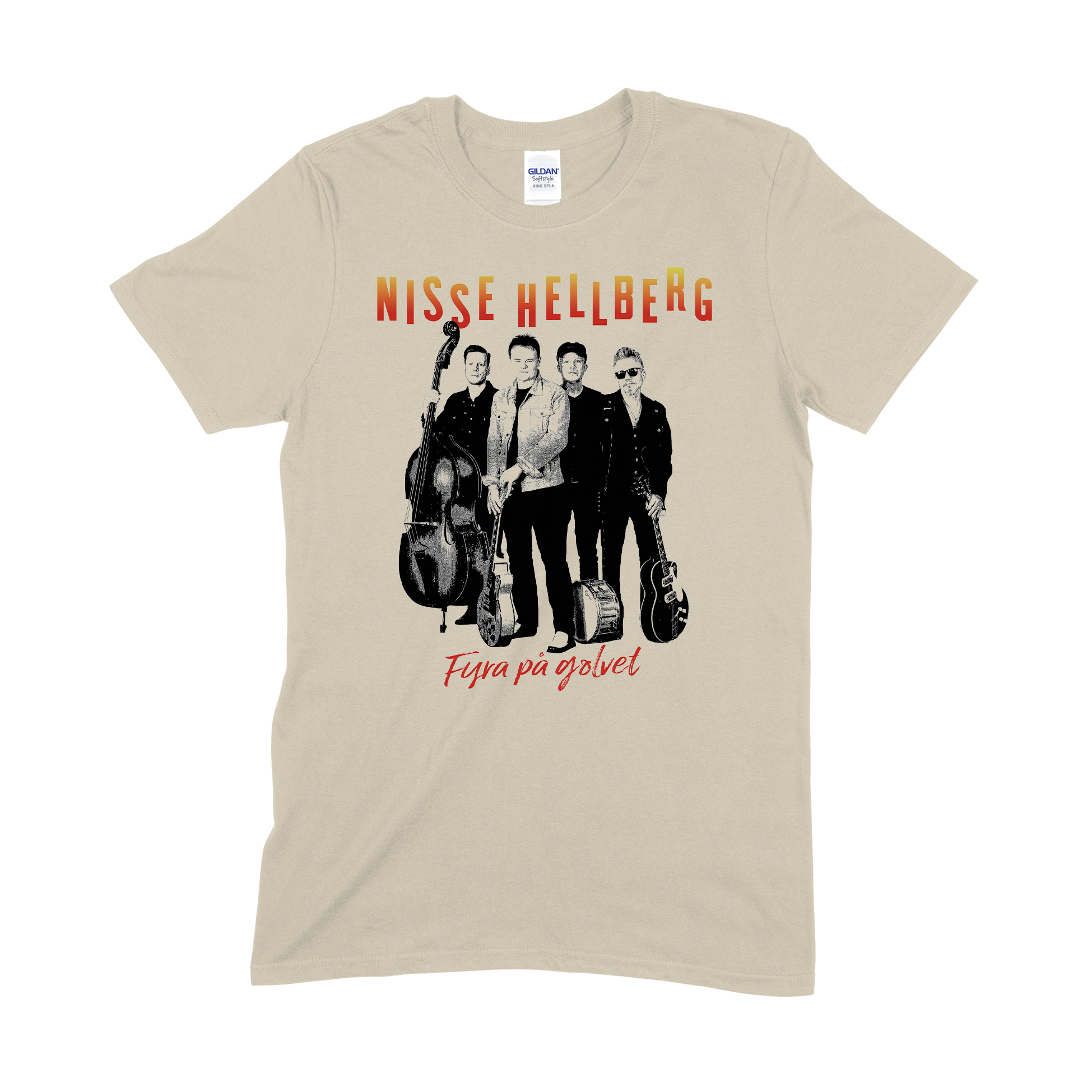 NISSE HELLBERG - T-SHIRT, FYRA PÅ GOLVET