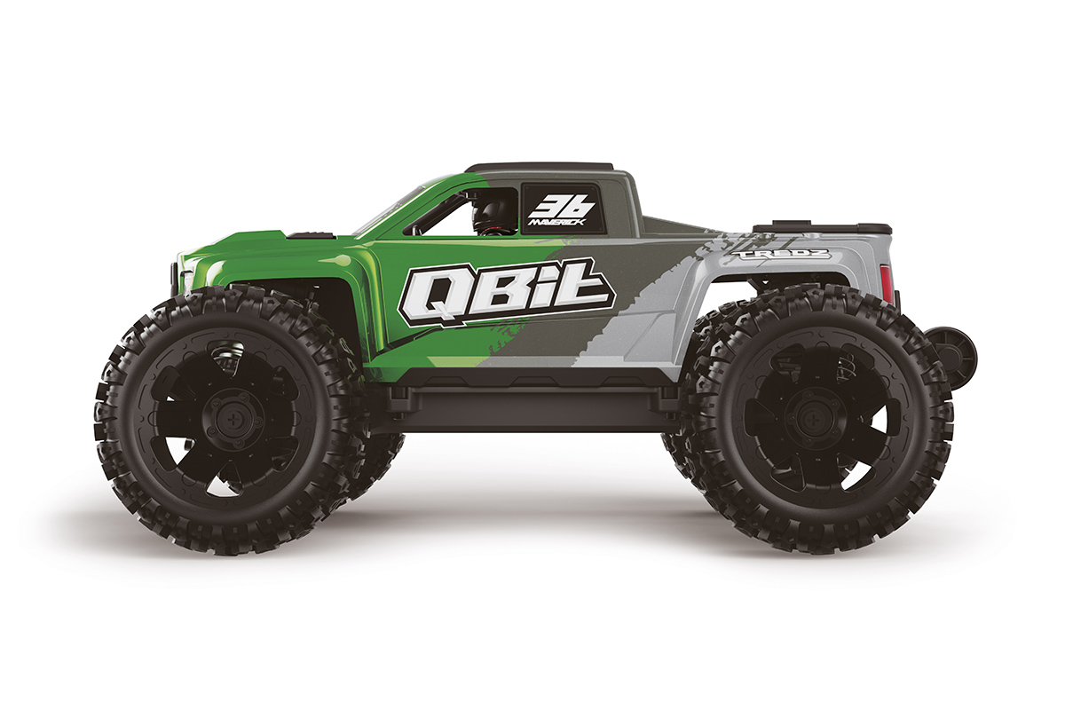 Maverick RC MV151004 Qbit MT 1/16th Monster Truck - Green - 2