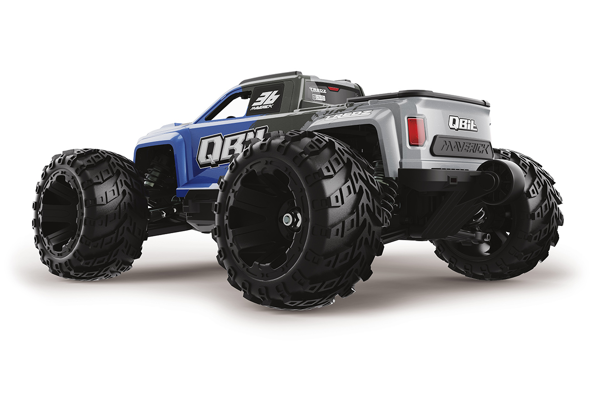 Maverick RC MV151001 Qbit MT Flux 1/16th Monster Truck - Blue - 3