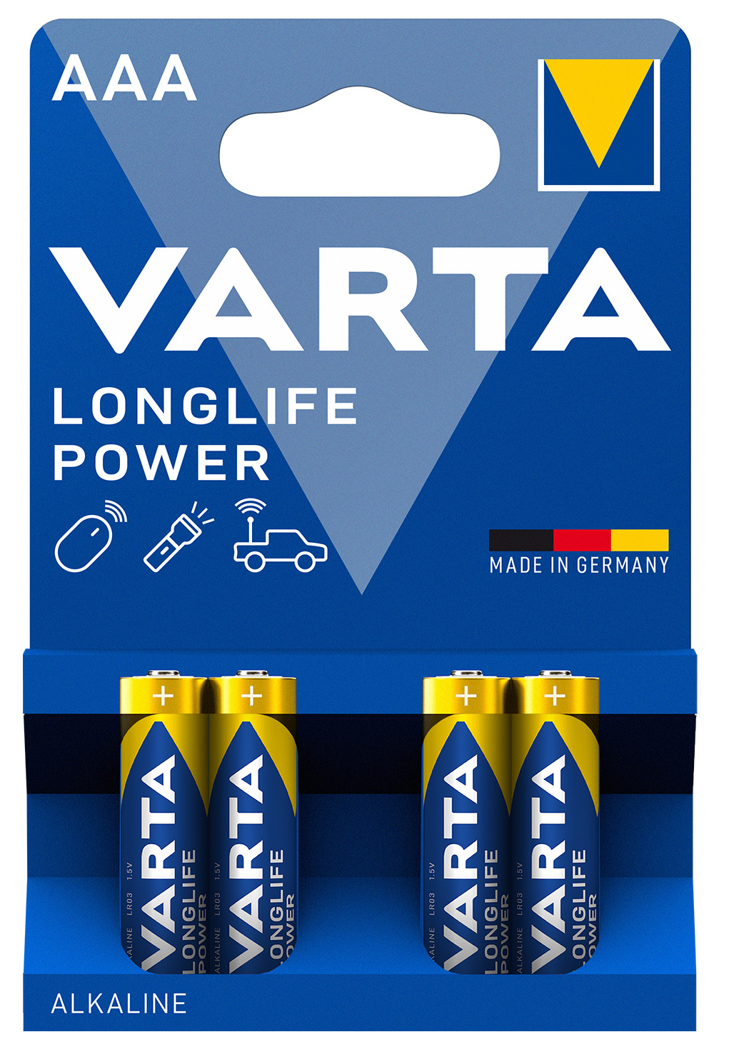 Varta AAA/LR03 1,5V Longlife Power 4-pack