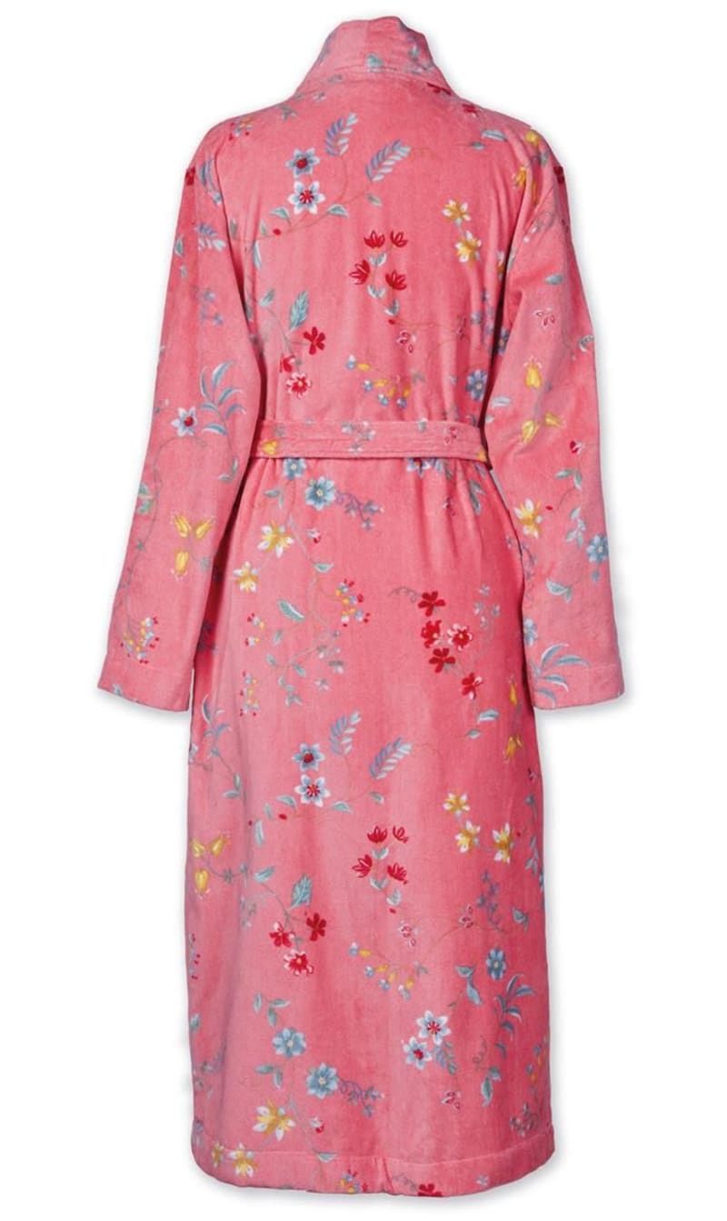 Beställningsvara:  Pip Studio Morgonrock Les Fleurs Pink Corall - 2