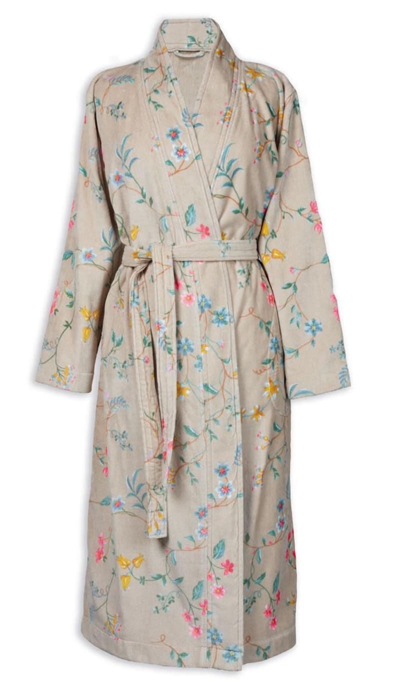 Beställningsvara:  Pip Studio Morgonrock Les Fleurs Beige