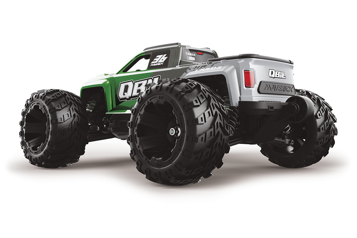 Maverick RC MV151006 Qbit MT Flux 1/16th Monster Truck - Green - 3
