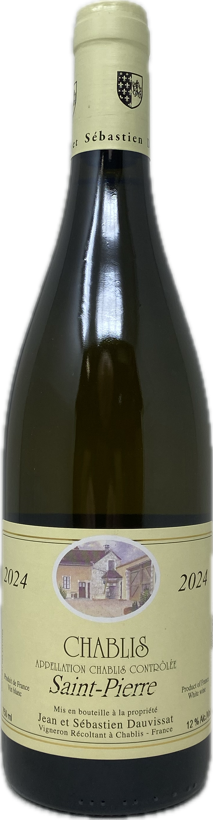 2024 CHABLIS SAINT PIERRE DAUVISSAT J.S. , 75 cl