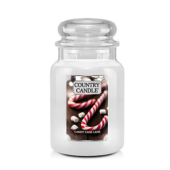 Country Candle Large Jar Candy Cane Lane