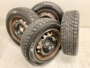 Kompletta Vinterhjul DUBB | 14" Plåt Renault Clio 1998-2005 4x100 6x14 ET36 60.1 | 175/65 R14 82T Achilles Winter 101+ | V23-2016 | 8|8|8|8 mm