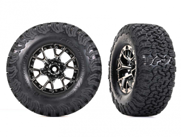 Tire & Wheel BFGoodrich All-Terrain T/A Black Chrome 2.2/3.0''