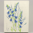 Aimo Nietosvuori (1970s) White Wall Plaque with Bluebell Motif 17 cm #843