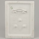 Aimo Nietosvuori (1970s) White Wall Plaque with Bluebell Motif 17 cm #843