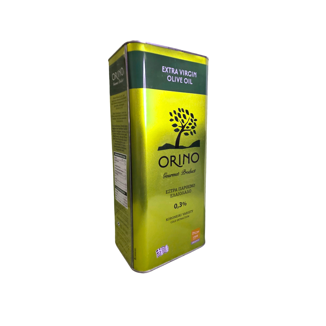 (Favorite) Extra Virgin Olive Oil - 0.3% - ORINO, ( gold )Gourmet from Crete - 5 Liter