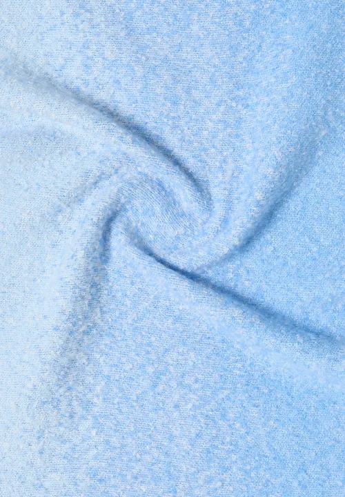 Brushed Jacquard Scarf - Fountain Blue - Cecil - 6