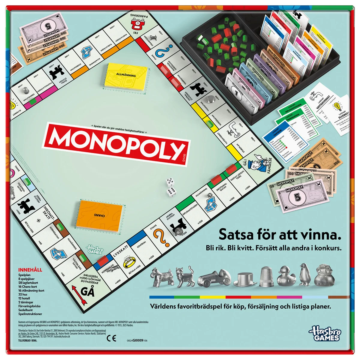 Monopolspel Classic (SE) – Hasbro - 7